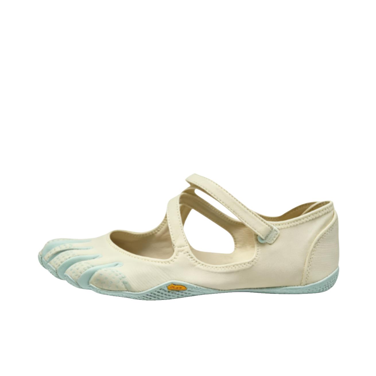 推荐商品：Vibram 训练鞋 软底健身运动透气 26W720 女款/米白色/海盐蓝
