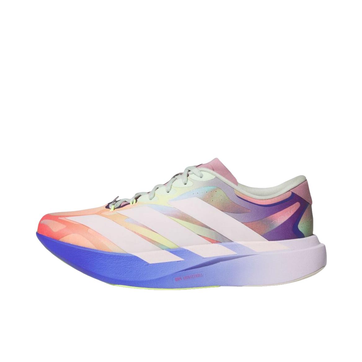 推荐商品：adidas Adizero Evo SL EXO 跑鞋 马拉松竞速橡胶回弹舒适贴合 Whitaker Group联名/蓝色/白色