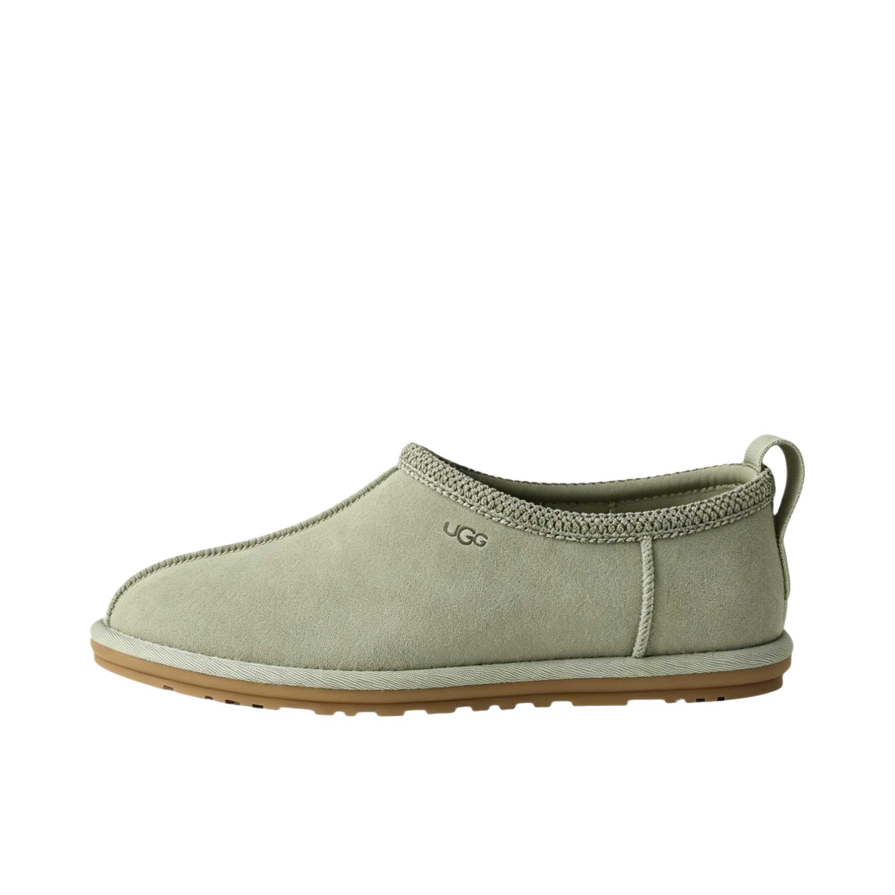 推荐商品：UGG Slipper Evolution 运动休闲鞋 皮革圆头套脚 四叶/草绿色