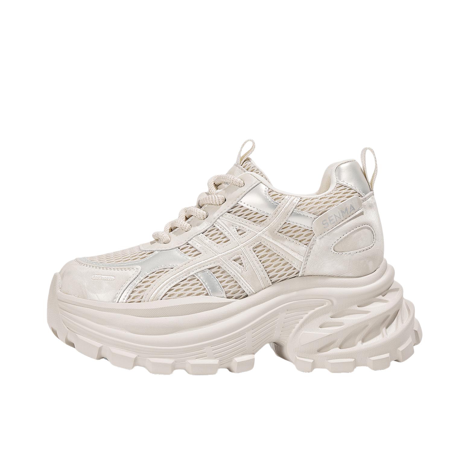 推荐商品：森马 老爹鞋 复古潮酷百搭防滑 2929s 女款/玫瑰金