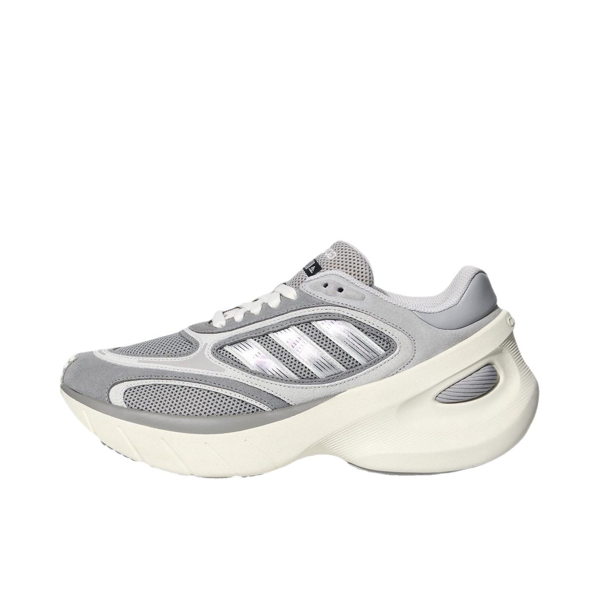 推荐商品：adidas Originals Adizero Goukana 运动休闲鞋 低帮减震防滑厚底支撑贴合 纯质灰/纯质冰灰/浅灰色