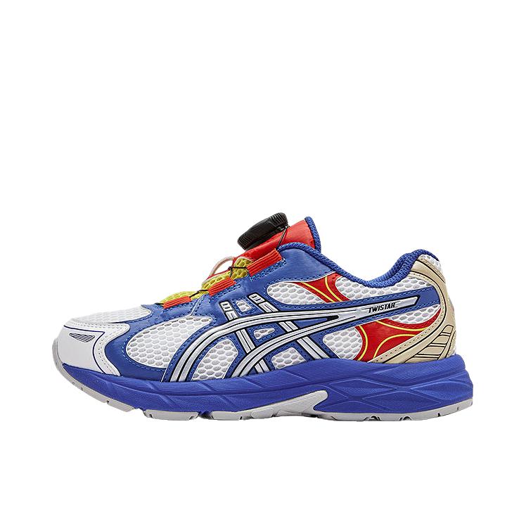 推荐商品：Asics/亚瑟士 TWISTAR PS 运动休闲鞋 旋钮透气公路 大童/蓝色/白色