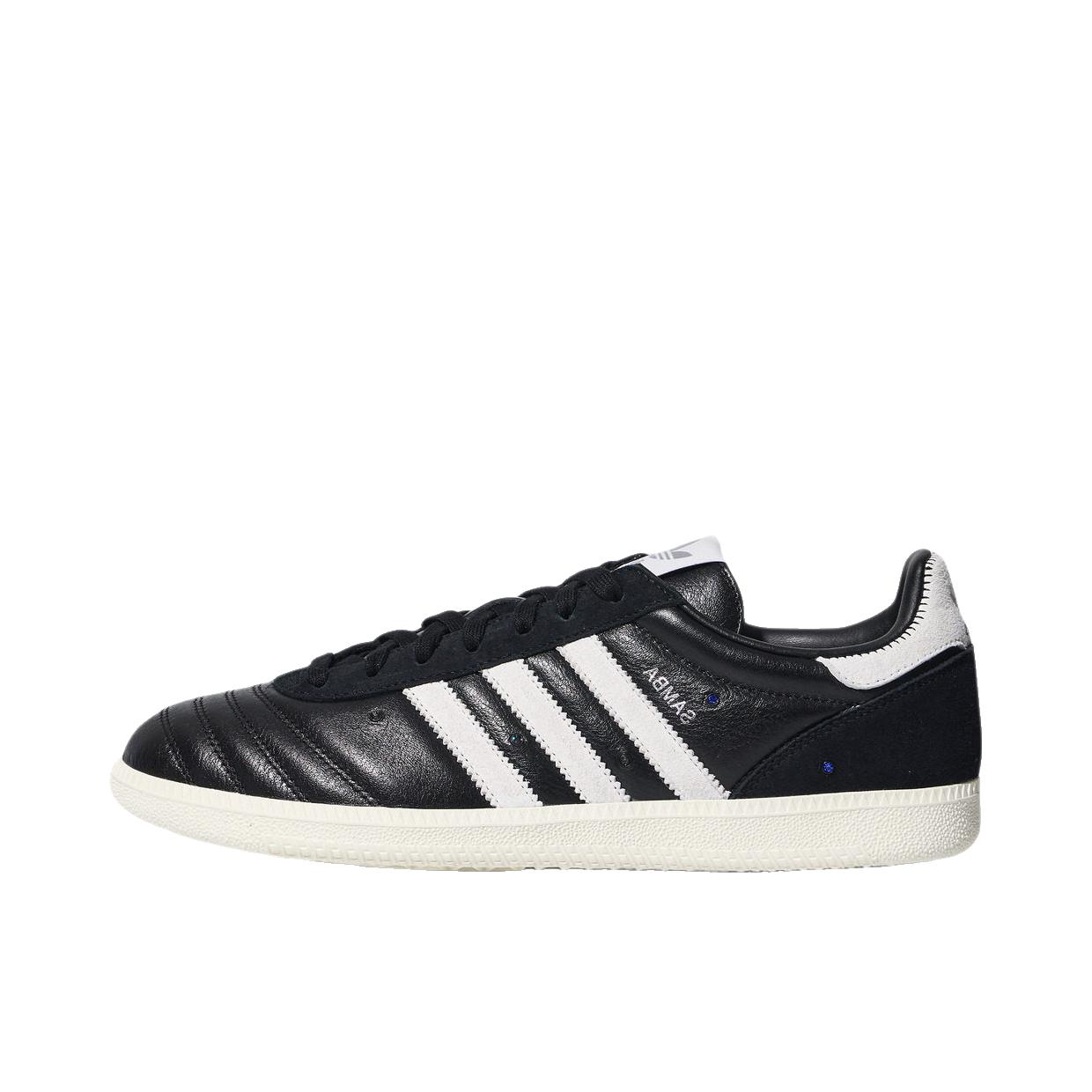 推荐商品：adidas Originals Samba JP 德训鞋 板鞋 舒适百搭运动低帮贴合 黑色/亮白色/汉玉白