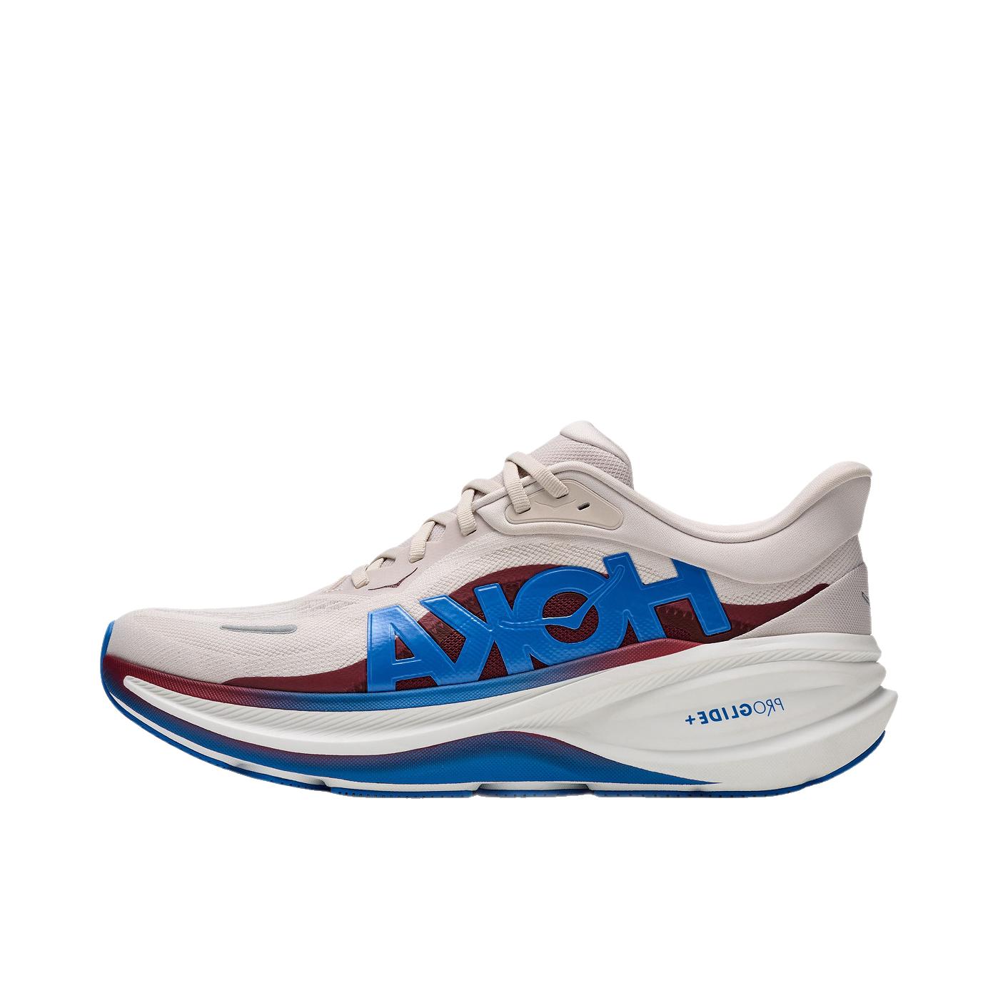 推荐商品：HOKA ONE ONE Clifton Pro 跑鞋 柔软舒适 石灰白/幻影蓝