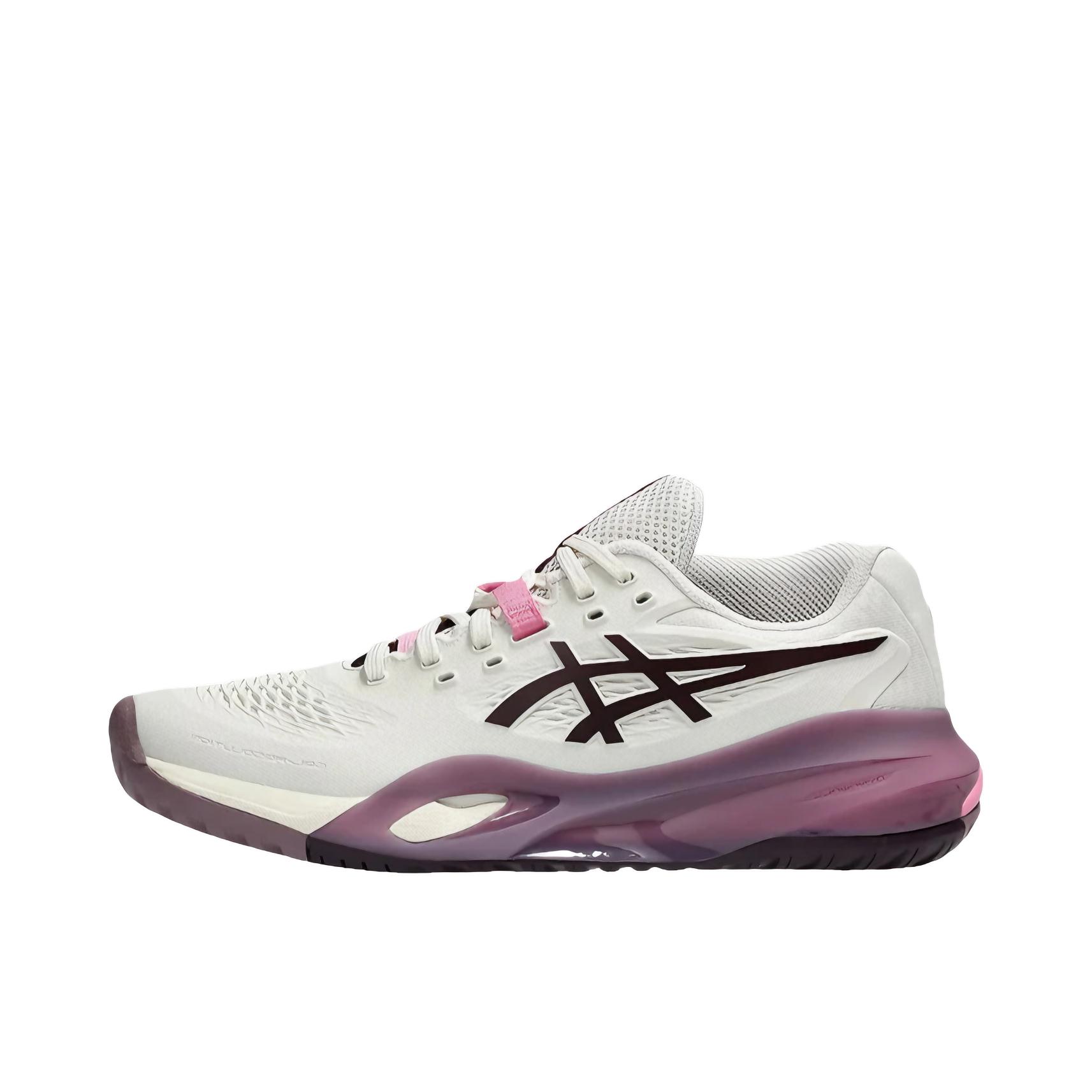 推荐商品：Asics/亚瑟士 Gel-Resolution X 防滑 耐磨 低帮 网球鞋 米色/紫色/粉色