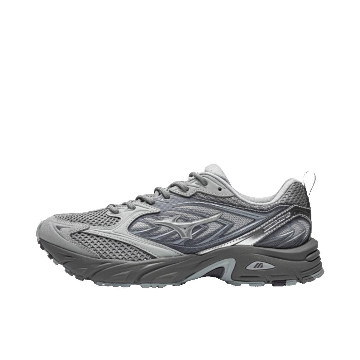 推荐商品：Mizuno/美津浓 FIYI V2 跑鞋 复古缓震透气舒适合成革 雾灰色/幻影灰碳灰