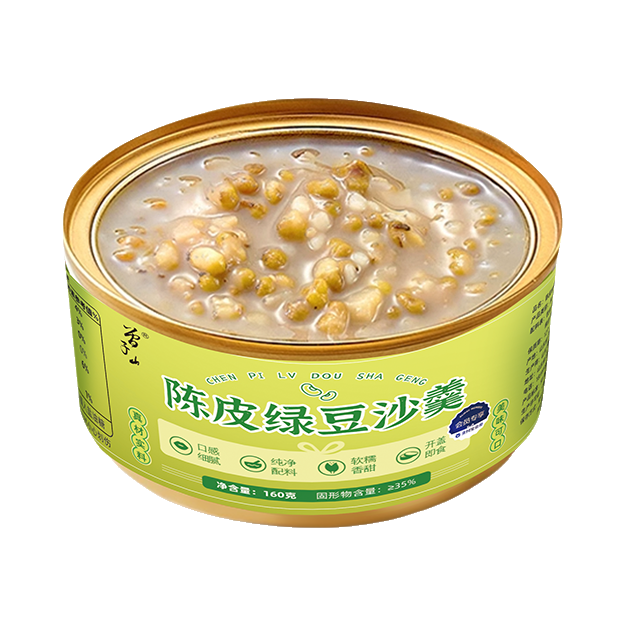 推荐商品：曾子山 陈皮绿豆沙羹 罐装