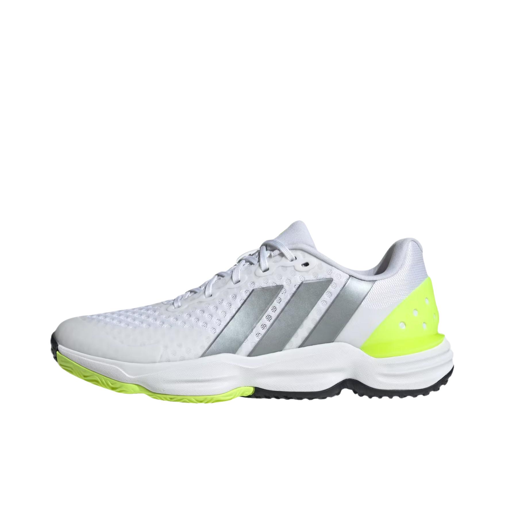 推荐商品：adidas Court Pickleball 2 网球鞋 防滑耐磨透气 云白色/科技灰/金属色/清明柠檬