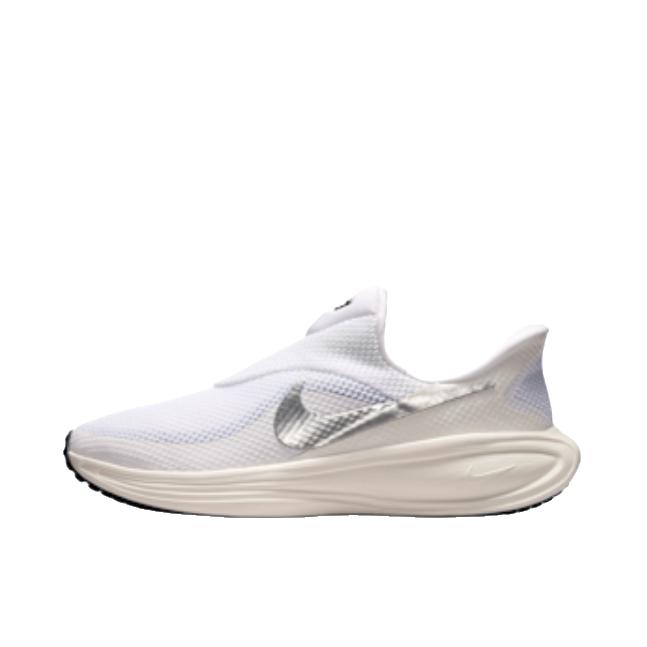 推荐商品：Nike Revolution 8 跑鞋 网布百搭防滑耐磨低帮缓震训练网面回弹轻便春夏支撑短跑贴合圆头 白色/帆白色/黑色/金属银