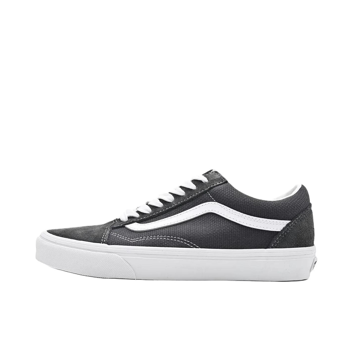 推荐商品：Vans/范斯 Old Skool 滑板鞋 板鞋 轻便防滑复古舒适经典 曜黑色/白色