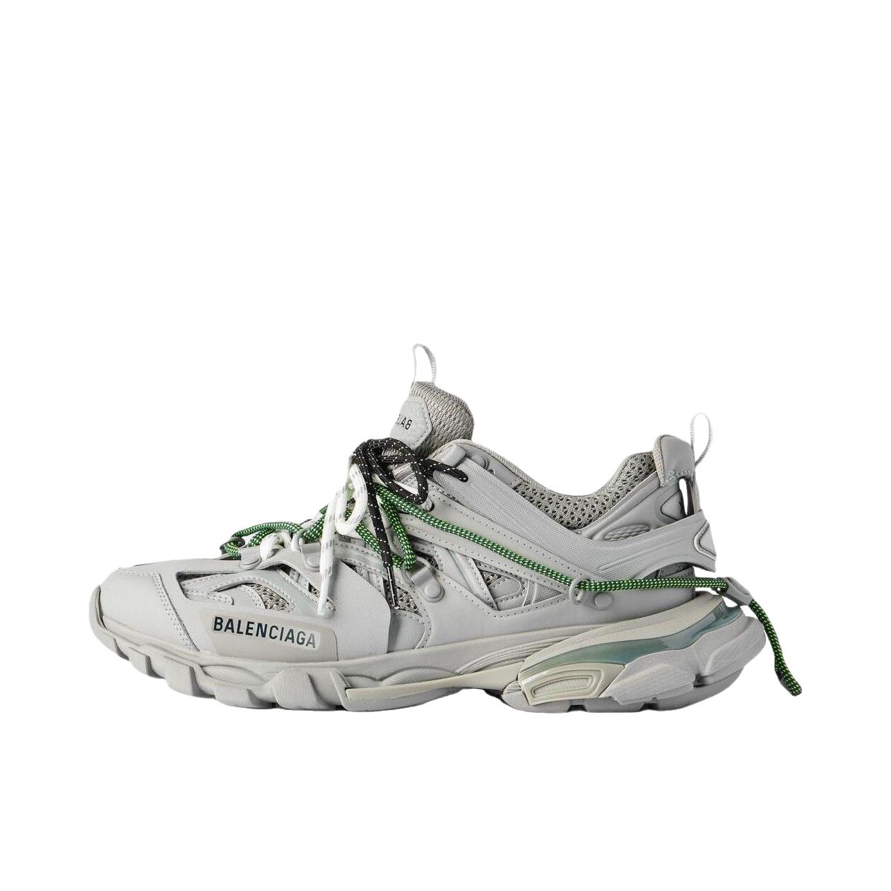 推荐商品：Balenciaga 巴黎世家 Track 1.0系列 轻便 时尚 包裹性 织物 休闲运动鞋 老爹鞋 白色/浅灰色