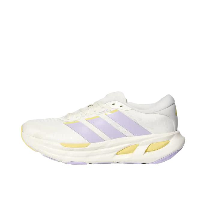 推荐商品：adidas Adistar Guide 跑鞋 舒适透气时尚 亮白色/浅紫色/黄色
