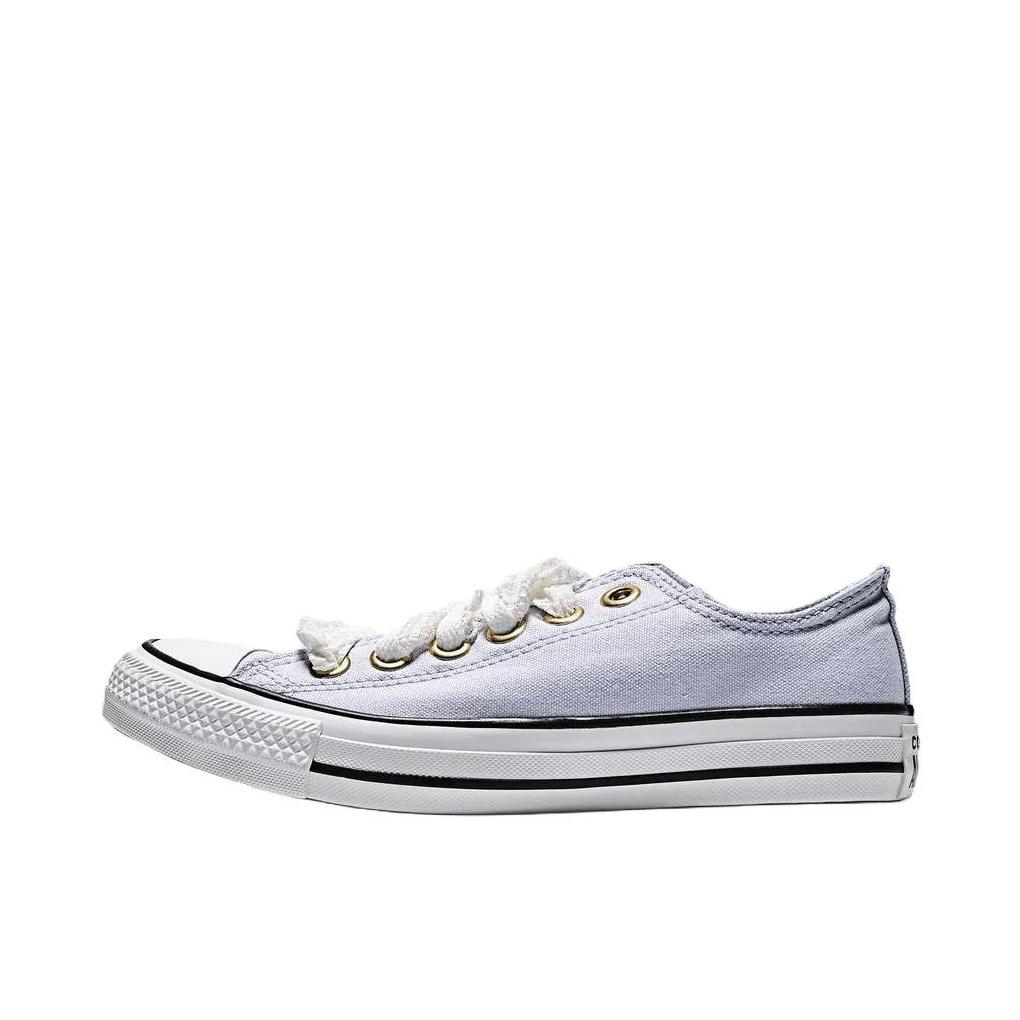 推荐商品：Converse/匡威 Chuck Taylor All Star 帆布鞋 常青款轻便防滑耐磨百搭复古圆头减震贴合高帮 低帮/浅灰色