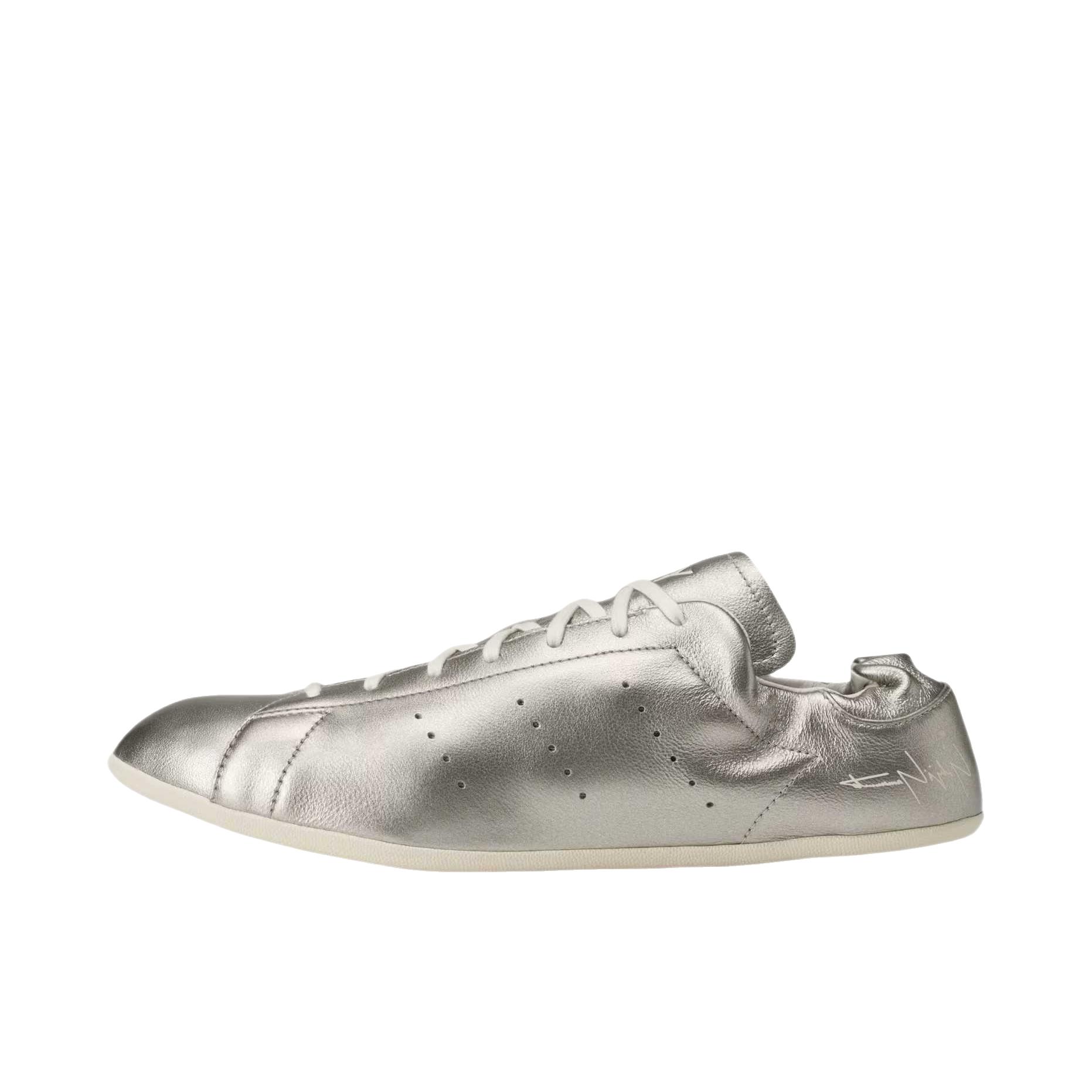 推荐商品：Y-3 STAN SMITH 运动休闲鞋 皮革系带 银色