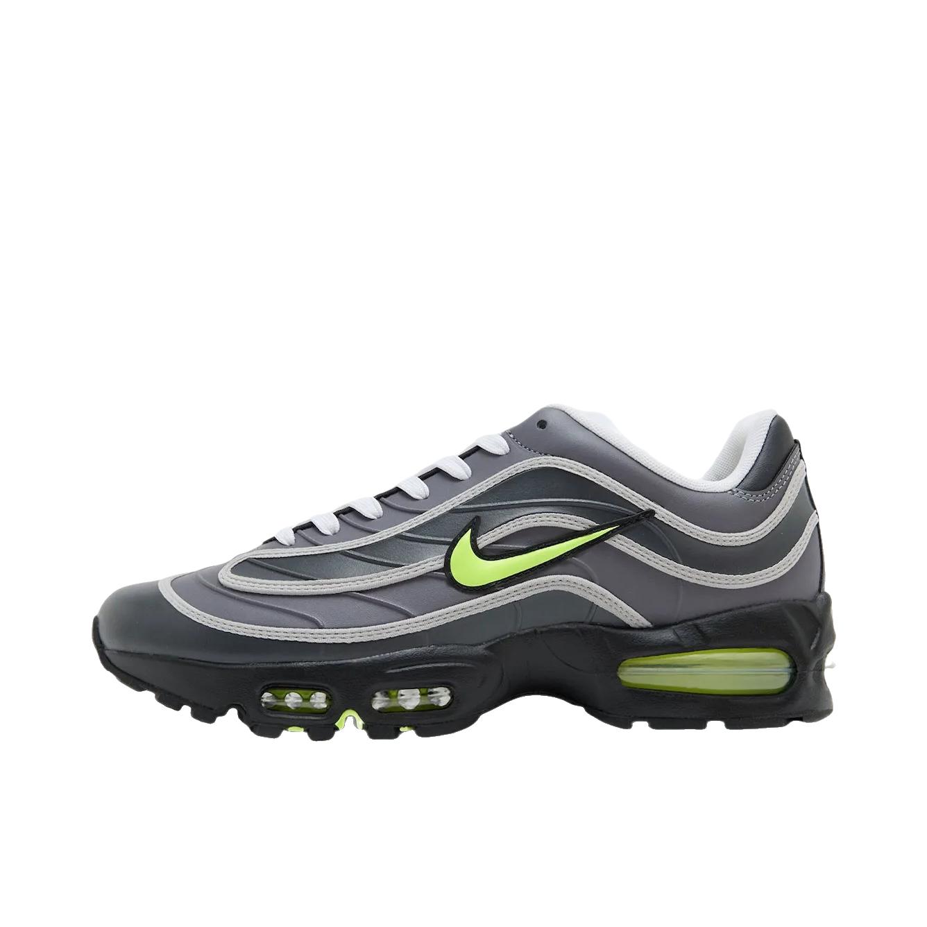 推荐商品：Nike Air Max Joga Bonito R9 跑鞋 圆头厚底 黑色/浅石墨色/炭灰色/霓虹黄