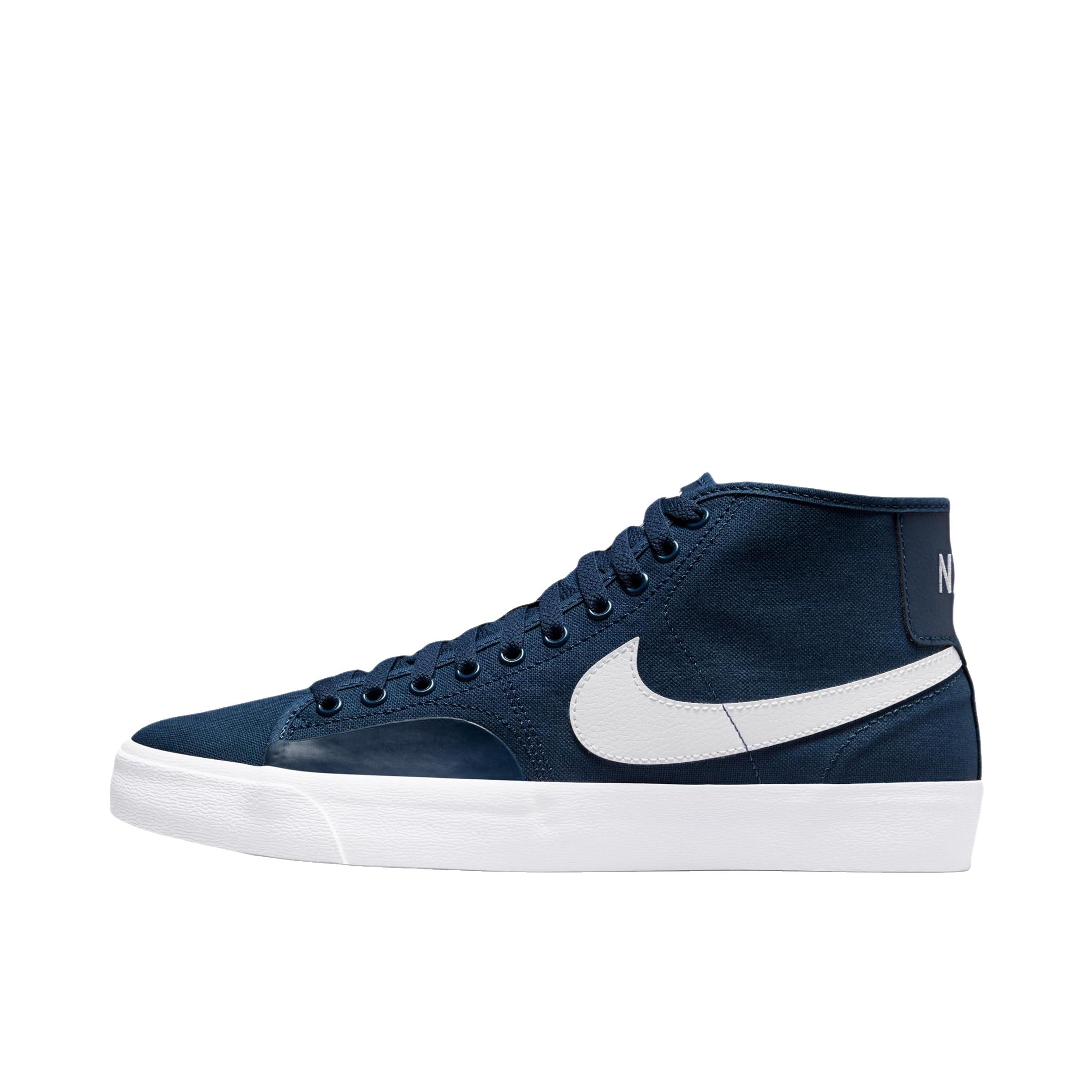 推荐商品：Nike SB Blazer Court 休闲 防滑耐磨 舒适透气 轻便 板鞋 海军蓝