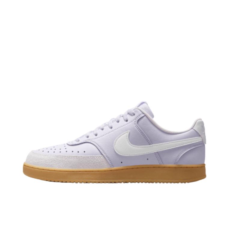 推荐商品：Nike Court Vision 板鞋 复古缓震抓地防滑轻便 低帮/紫色