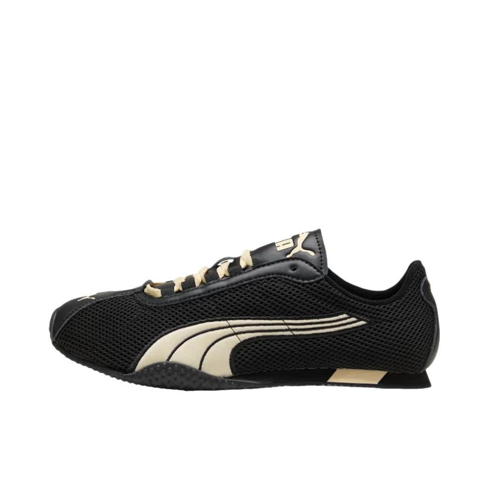 推荐商品：Puma/彪马 H-STREET 运动休闲鞋 网眼系带低帮田径千禧贴合薄底 黑色/金色