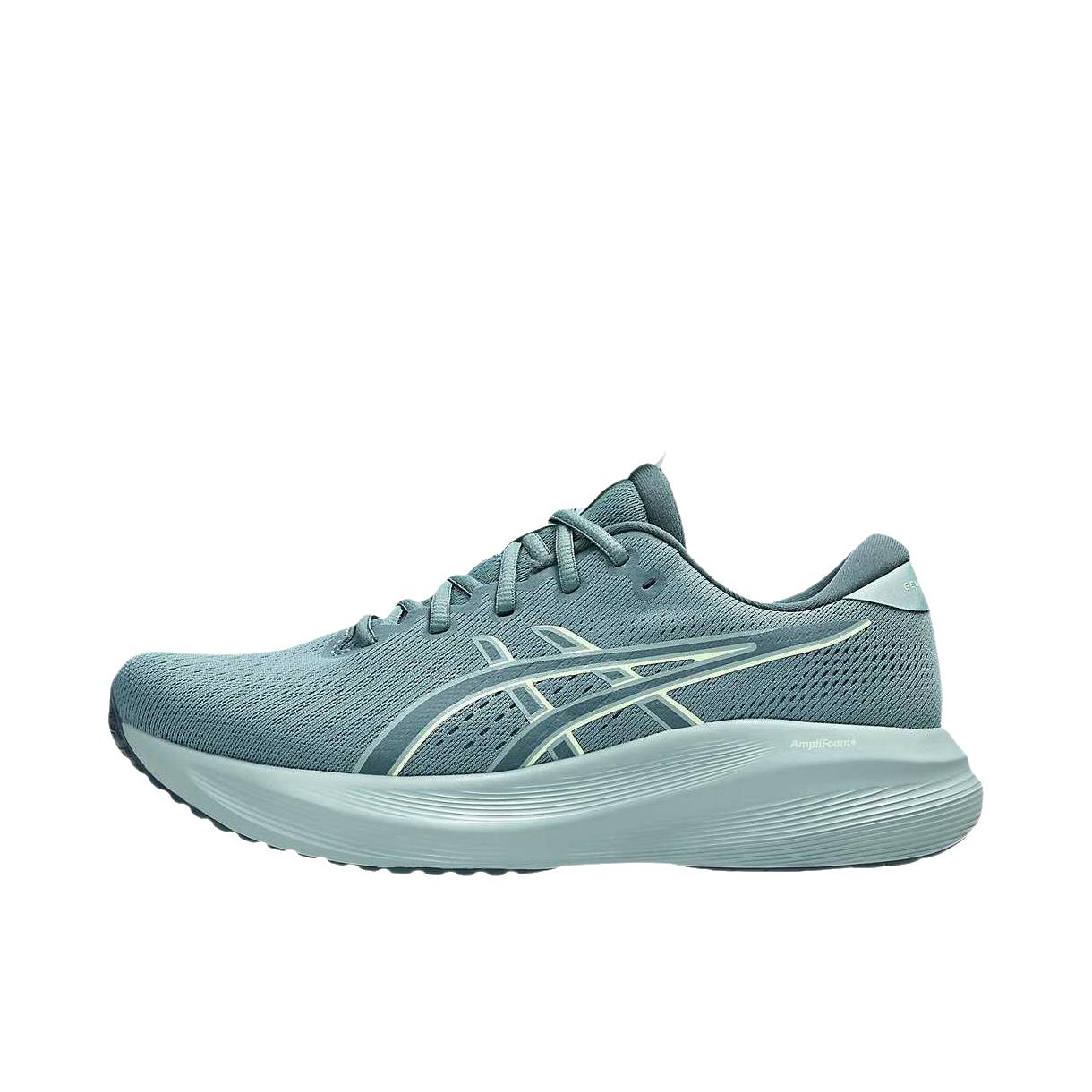 推荐商品：Asics/亚瑟士 GEL-EXCITE 11 跑鞋 百搭耐磨低帮舒适缓震回弹减震抓地支撑训练圆头 雾蒙蒙的蓝/绿色/海洋薄雾 