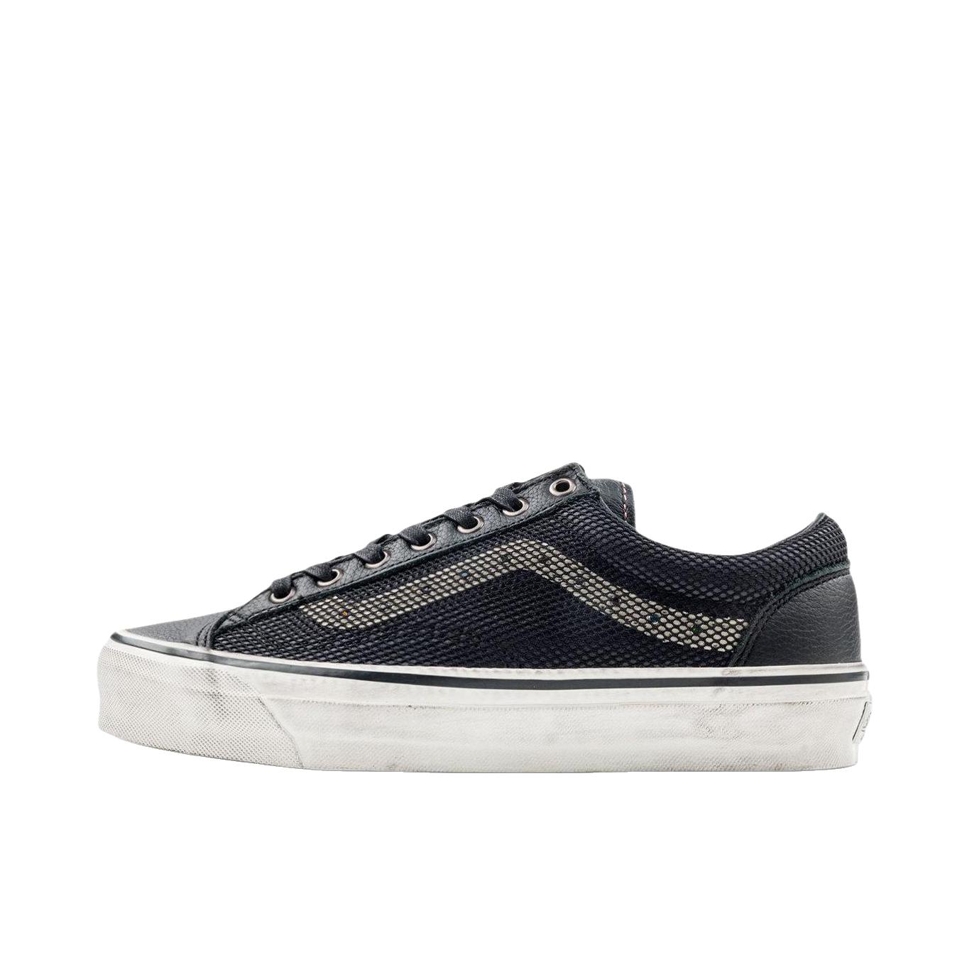 推荐商品：Vans/范斯 Premium Old Skool 板鞋 复古百搭时尚潮流防滑耐磨舒适低帮贴合 乌黑色/白色