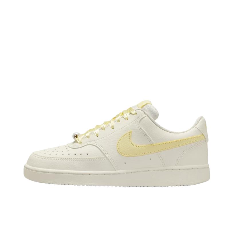 推荐商品：Nike Court Vision 板鞋 复古缓震抓地防滑轻便 低帮/帆白色/石膏色