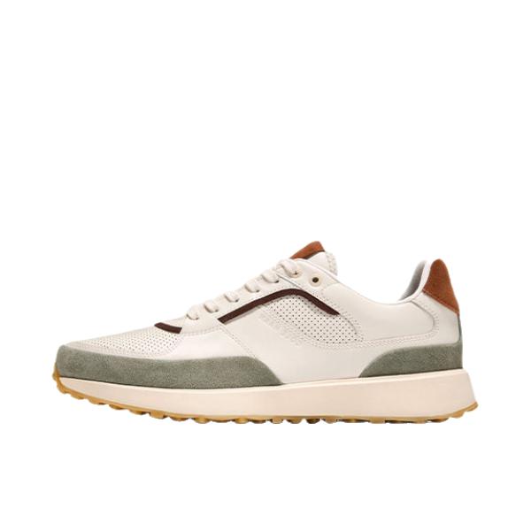 推荐商品：Cole haan 运动休闲鞋 复古拼接减震 C42457 米色