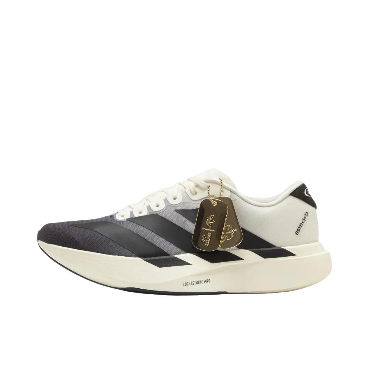 推荐商品：【梅西同款】 adidas Adizero Evo SL 跑鞋 缓震防滑圆头轻便运动马拉松竞速训练 BSTN联名/白色/灰色