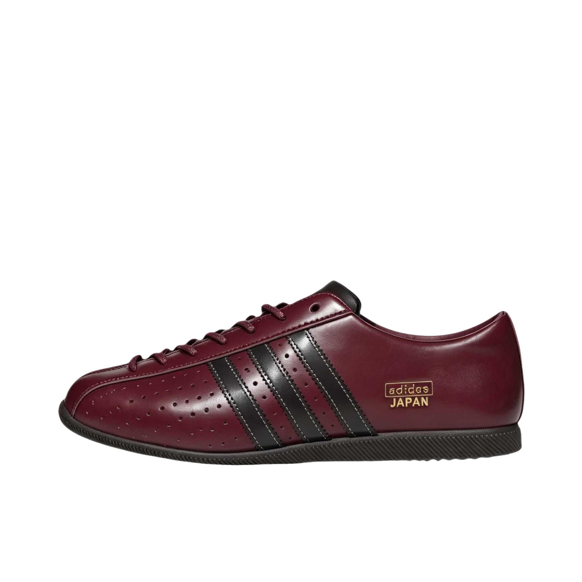 推荐商品：adidas Originals JAPAN LUX 运动休闲鞋 耐磨圆头舒适百搭 暗影红/极光咖啡/金色金属