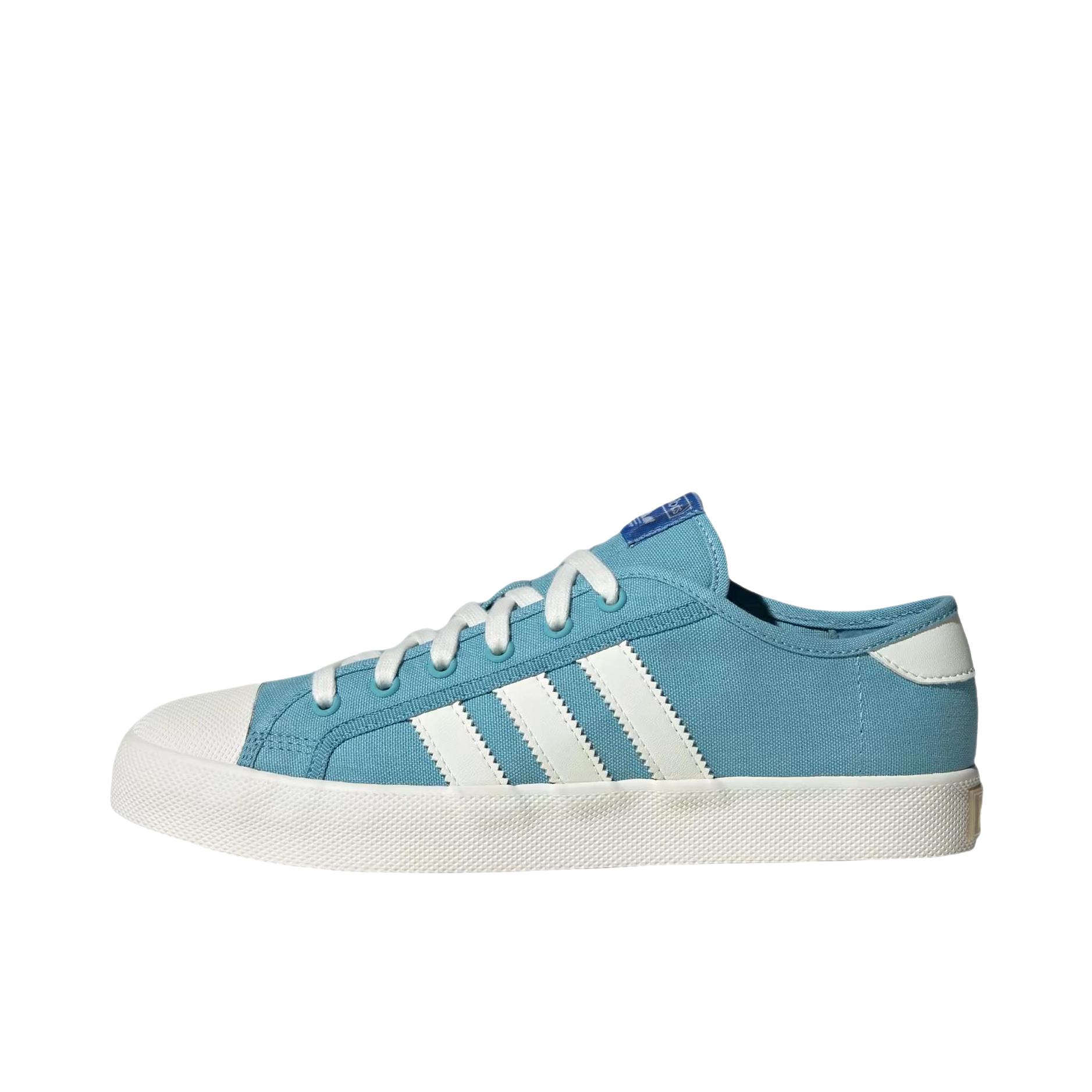 推荐商品：adidas Originals Nishi 板鞋 透气百搭舒适 蓝色/米白色/卡其色  
