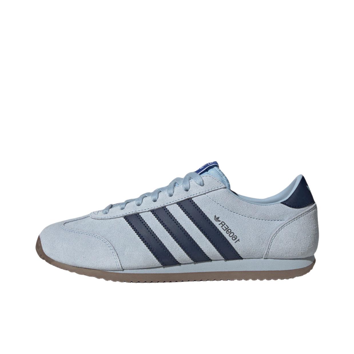 推荐商品：adidas Originals 1609ER 运动休闲鞋 织物皮革复古减震 蓝色/深靛蓝