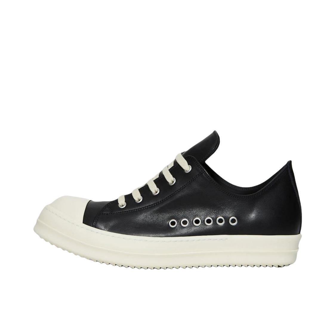推荐商品：Rick Owens DRKSHDW 运动休闲鞋 时尚百搭防滑耐磨舒适轻便牛皮圆头帆布厚底 钢琴黑