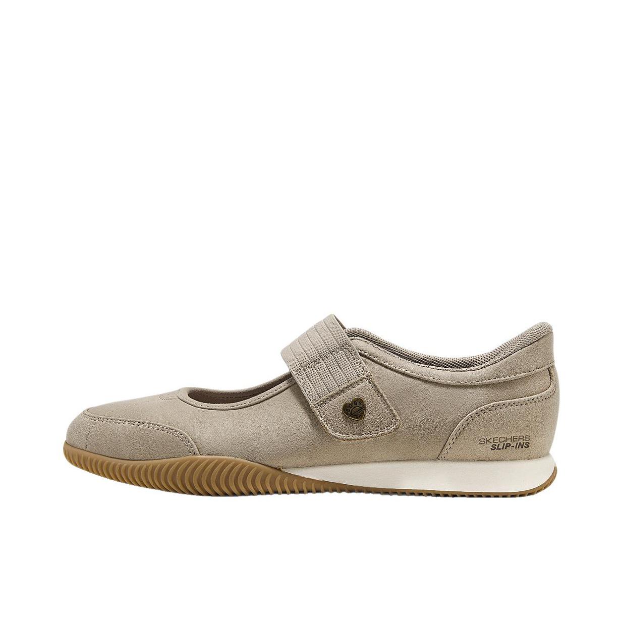 推荐商品：Skechers/斯凯奇 Slip-ins 运动休闲鞋 复古玛丽珍时尚 女款/灰色/褐色