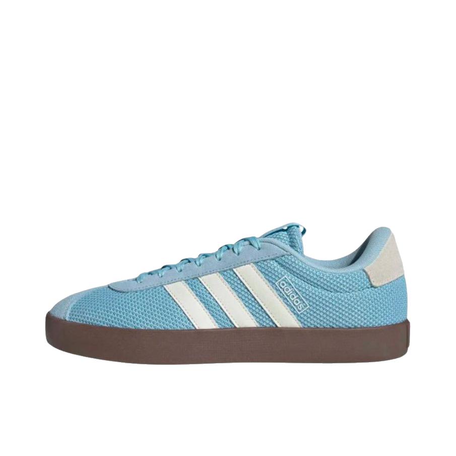 推荐商品：adidas VL Court T头鞋 德训鞋 板鞋 休闲舒适轻便减震耐磨防滑轻运动复古圆头 蓝色 