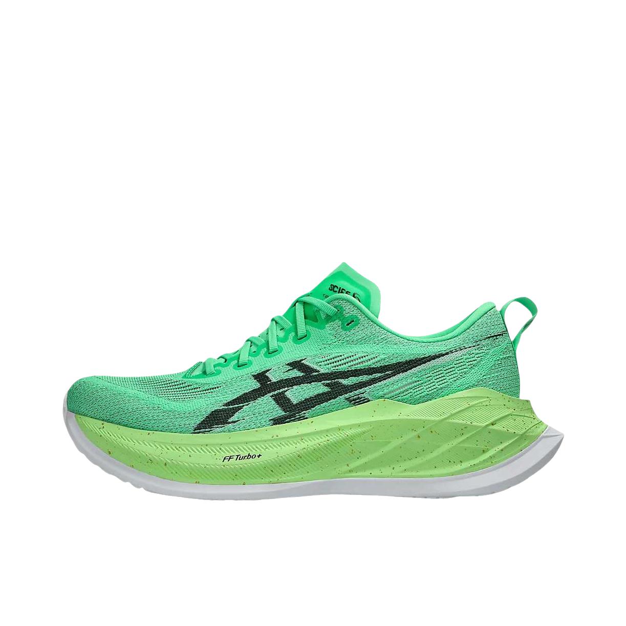 推荐商品：Asics/亚瑟士 Superblast 2 跑鞋 训练缓震回弹防滑耐磨舒适轻便透气轻量速度提升马拉松夜跑 绿色/黑色
