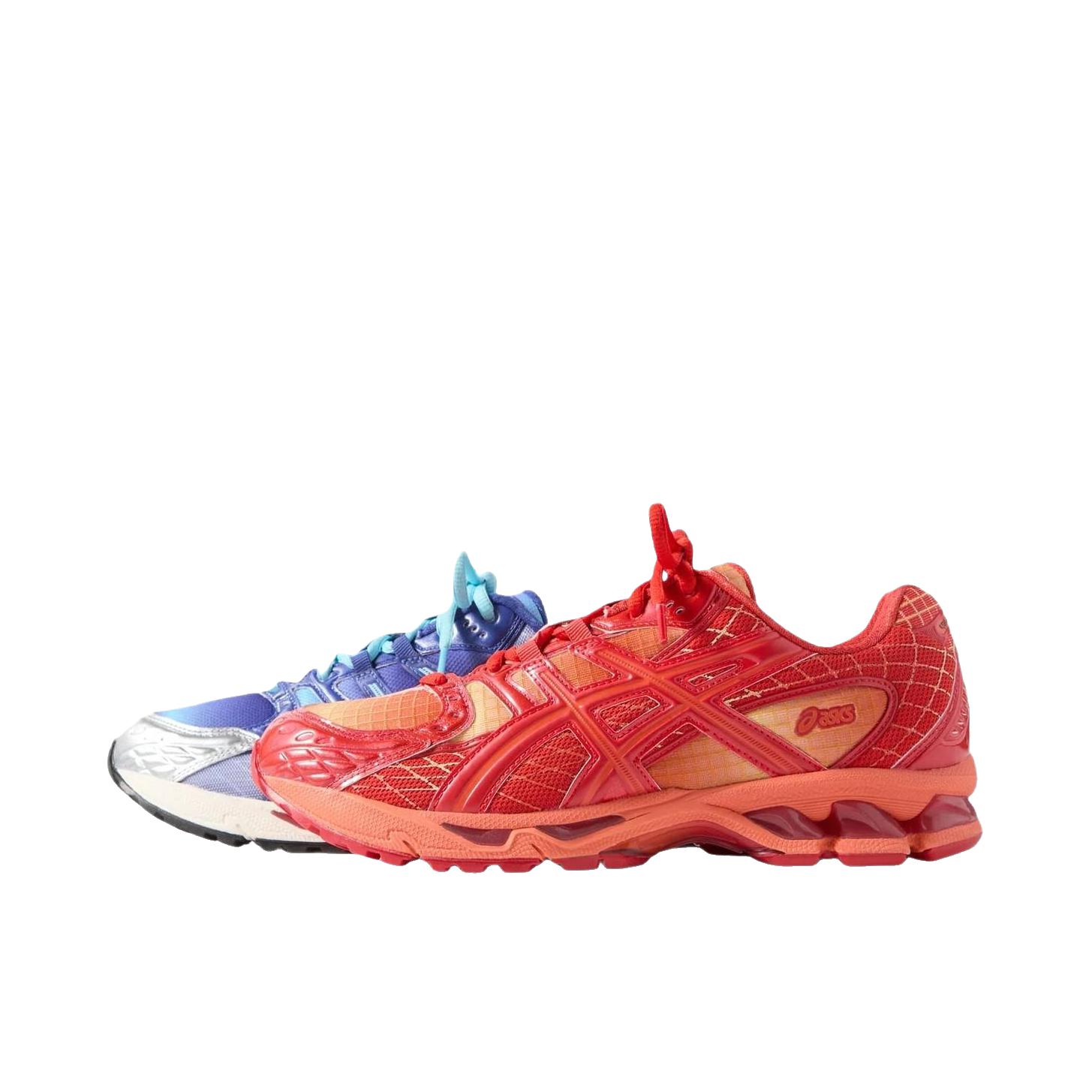 Asics/亚瑟士 GEL-Nimbus 10.1 跑鞋 1复古拼接防滑低帮休闲支撑贴合短跑 KITH x MARVEL/漫威联名/鸳鸯款/红色/蓝色