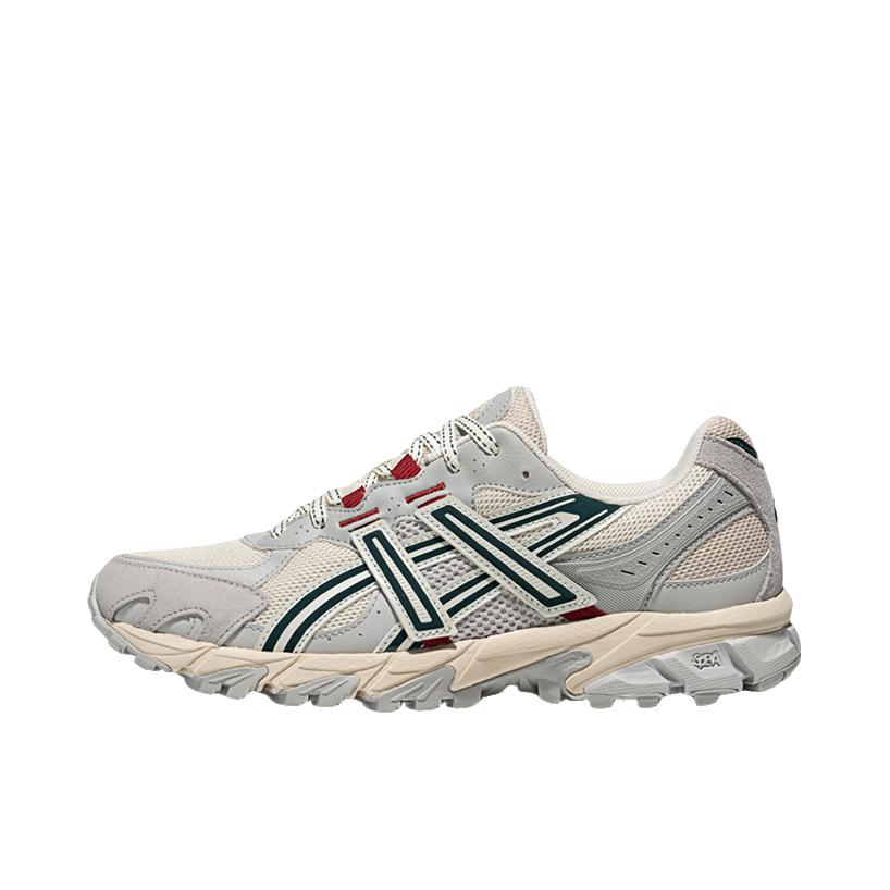 推荐商品：Asics/亚瑟士 Gel-Sonoma TR62 跑鞋 厚底训练时尚舒适人造革 奶油色/深绿色