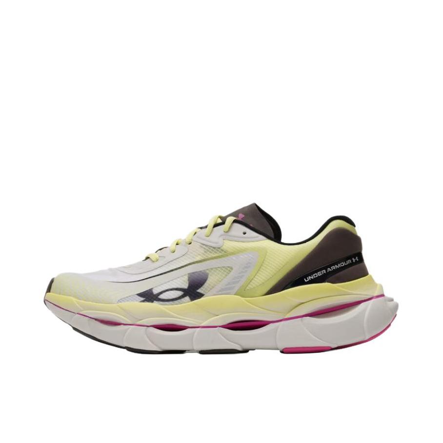 推荐商品：Under Armour/安德玛 Heartbeat Racer 2 跑鞋 减震织物训练 黄色/白色