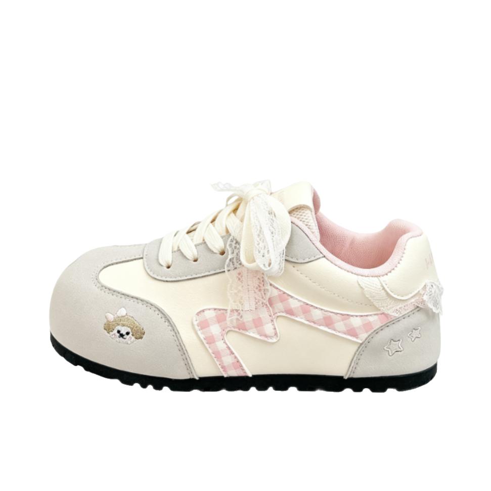 推荐商品：环球 板鞋 时尚百搭舒适 KY-B6055 女款/灰色/粉色