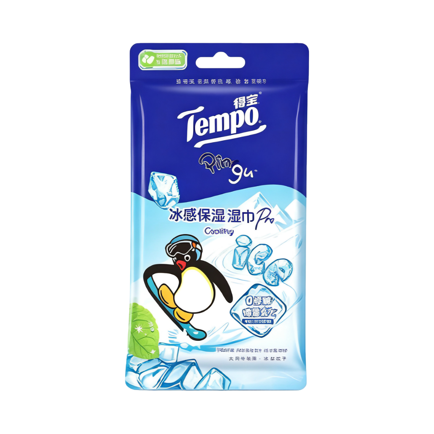 推荐商品：Tempo/得宝 冰肌雪镜香氛 200x800mm 冰感降温湿巾