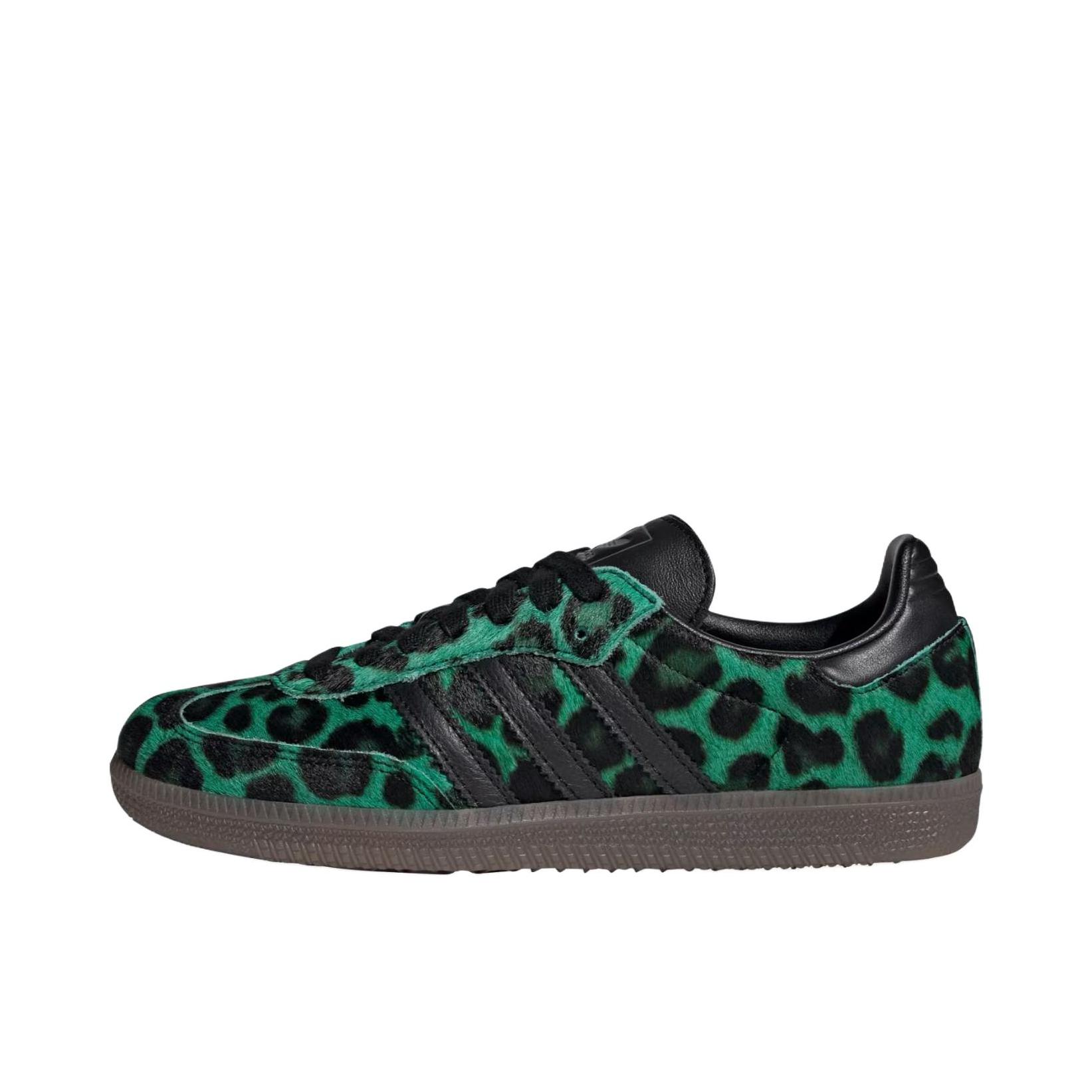 推荐商品：adidas Originals Samba OG T头鞋 板鞋 经典复古舒适百搭耐磨合成革圆头薄底贴合 女款/绿色/黑色