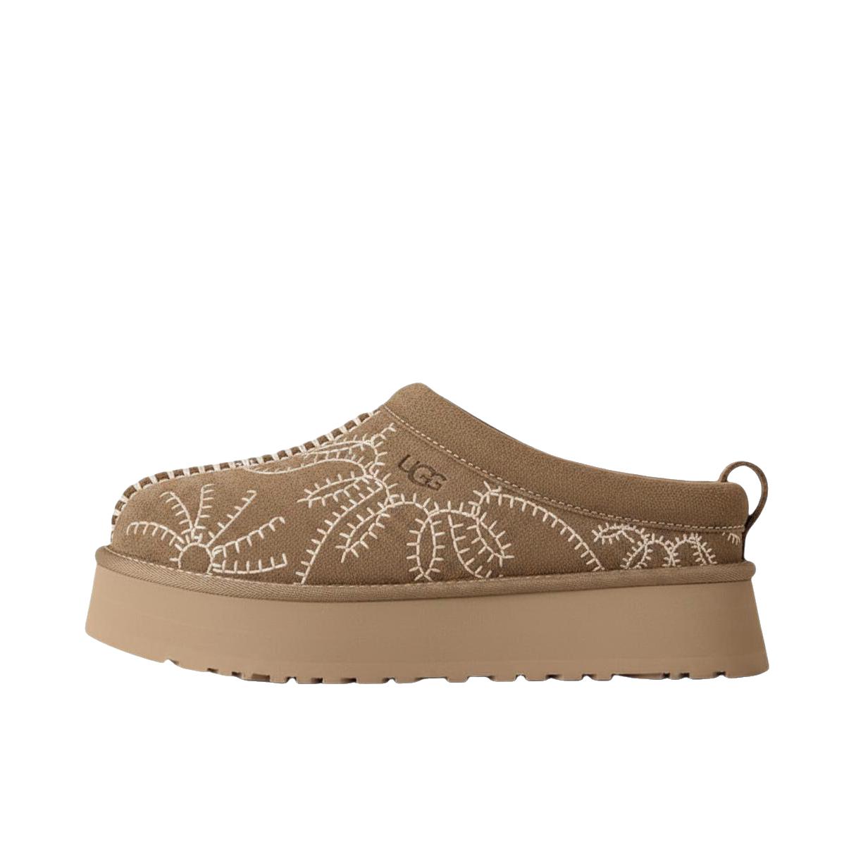 推荐商品：UGG 拖鞋 柔软包头厚底 1180373 棕色