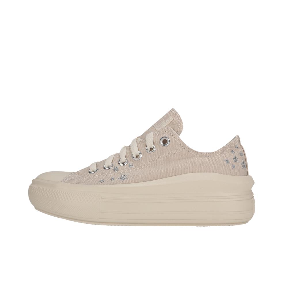 推荐商品：Converse/匡威 Chuck Taylor SEASONAL 帆布鞋 舒适圆头耐磨 女款/米色/白色