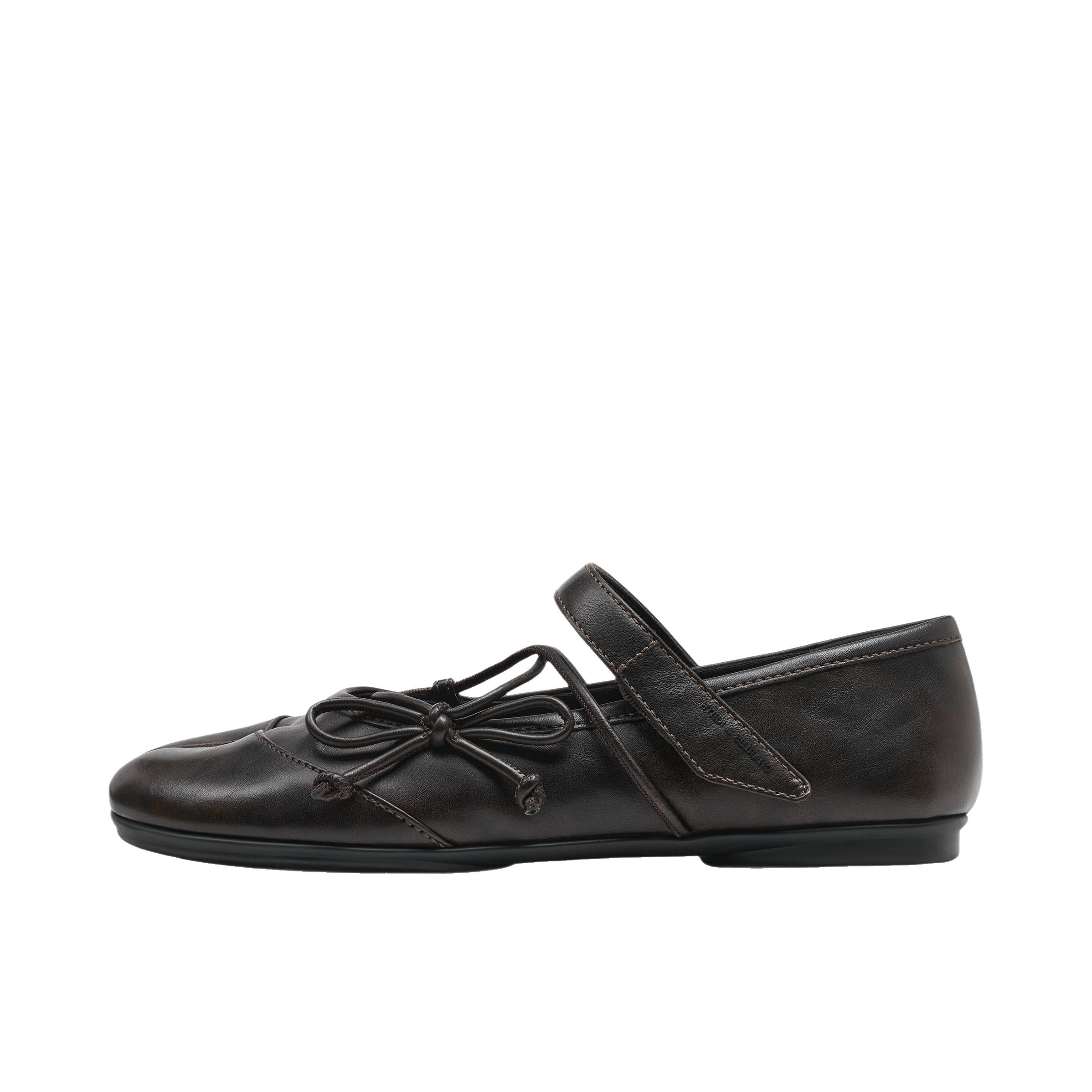 推荐商品：CHARLES&KEITH 芭蕾鞋 单鞋 轻便舒适简约 CK1-71960050 棕色