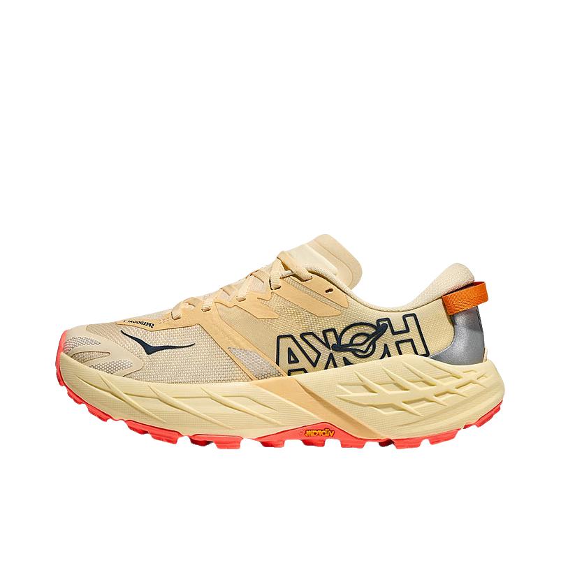 推荐商品：HOKA ONE ONE 飞速羚羊 SPEEDGOAT 7 跑鞋 越野轻量抓地冬季缓震贴合 D加宽/女款/复古黄/赤焰红 