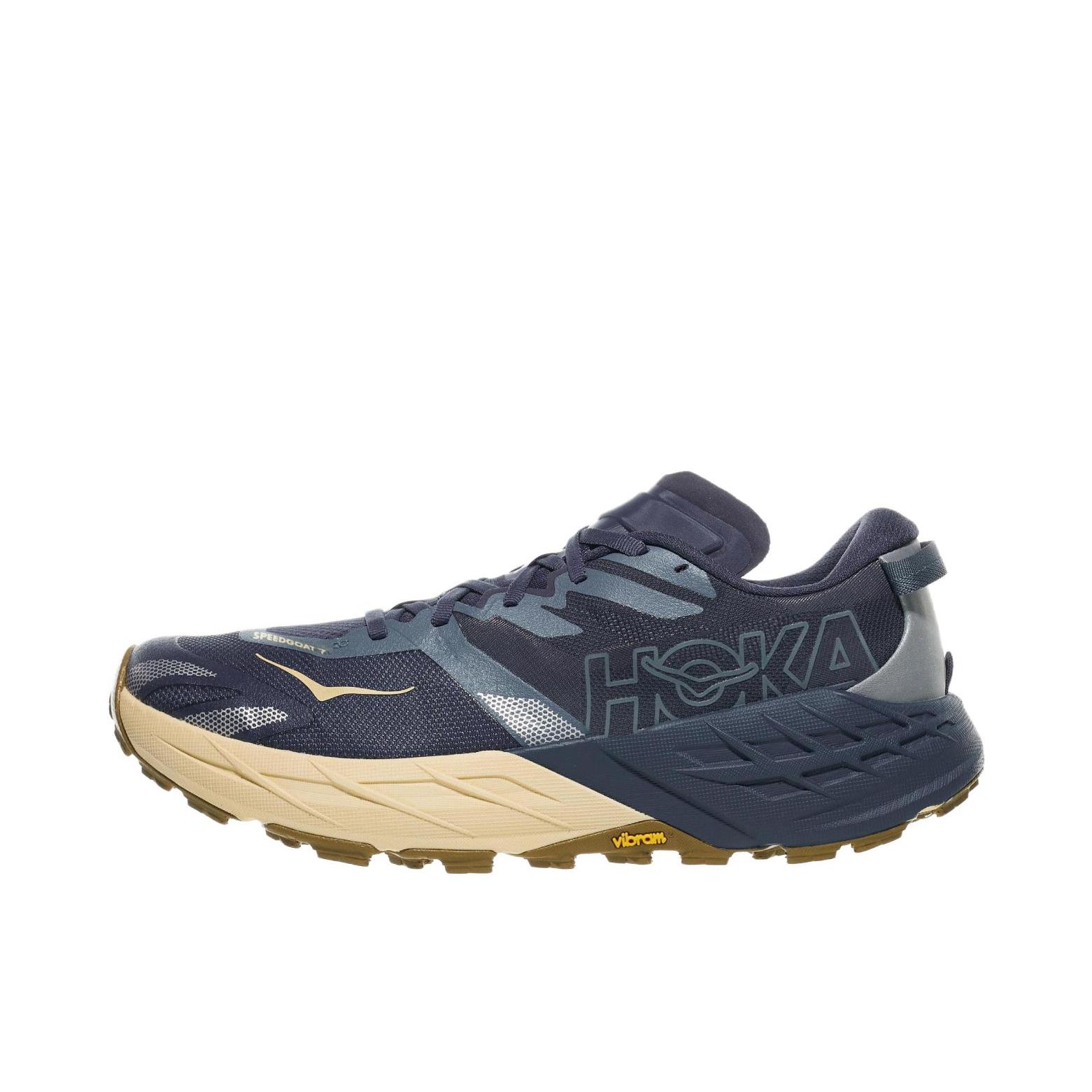 推荐商品：HOKA ONE ONE 飞速羚羊 SPEEDGOAT 7 跑鞋 越野轻量抓地冬季缓震贴合 蓝色