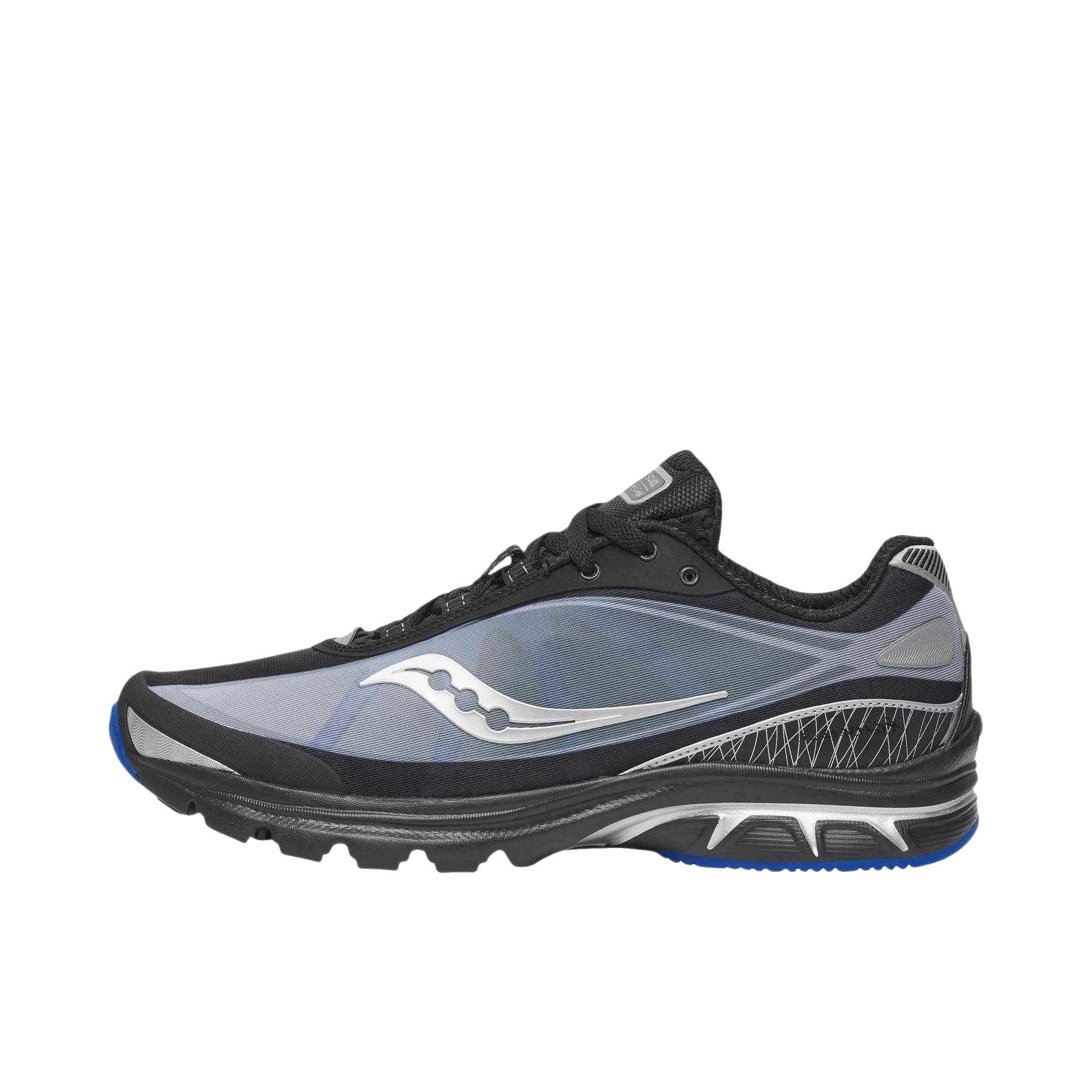 Saucony/索康尼 KINVARA 1 菁华 防滑 耐磨 低帮 圆头 跑鞋 黑色/蓝色