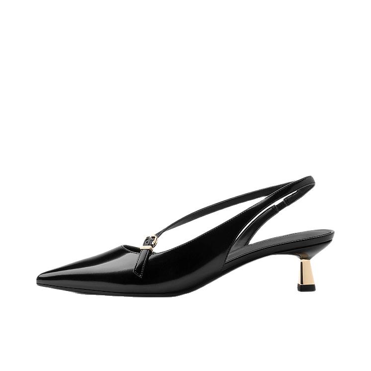 推荐商品：CHARLES&KEITH 高跟鞋 尖头气质舒适 CK1-61720272 黑色