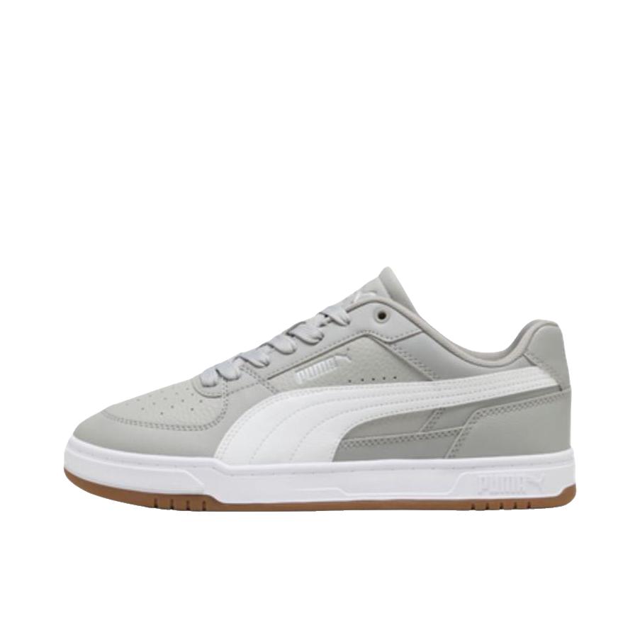 推荐商品：Puma/彪马 Caven 3.0 小白鞋 板鞋 厚底舒适百搭耐磨复古减震牛皮圆头 灰色/白色/树胶色