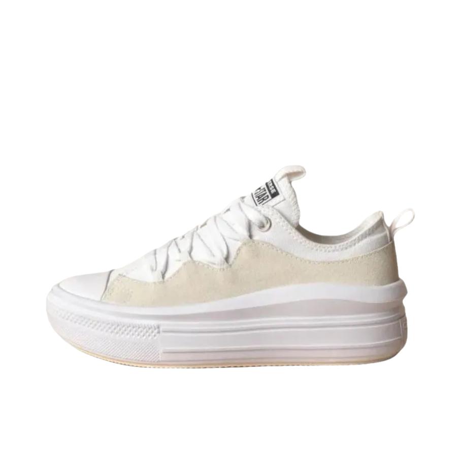 推荐商品：Converse/匡威 All Star Move SE 运动休闲鞋 厚底防滑耐磨 经典白