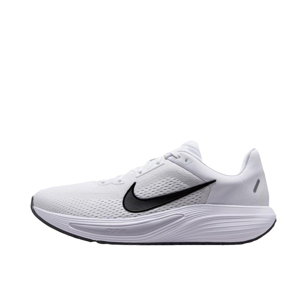 推荐商品：Nike Quest 7 跑鞋 弹力抓地透气回弹 白色/黑色/白金色